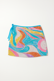 The Disco Sorbet Sequin Skirt - Closeup