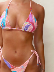 The Disco Sunset Sequin Bikini - Side