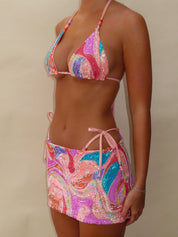 The Disco Sunset Sequin Skirt - Detail